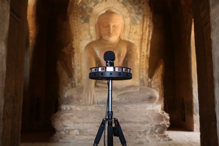 Ein Kamera-Rack bei der Aufnahme (Bild: Google)